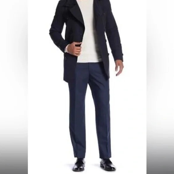 The Savile Row Company Mayfair Navy Pants 46R/40W - Picture 1 of 4